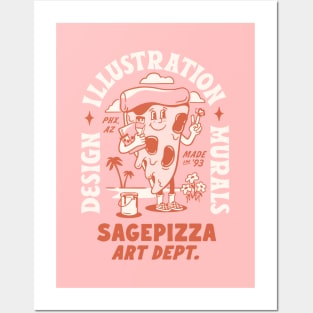 Sagepizza Mascot Tee Posters and Art